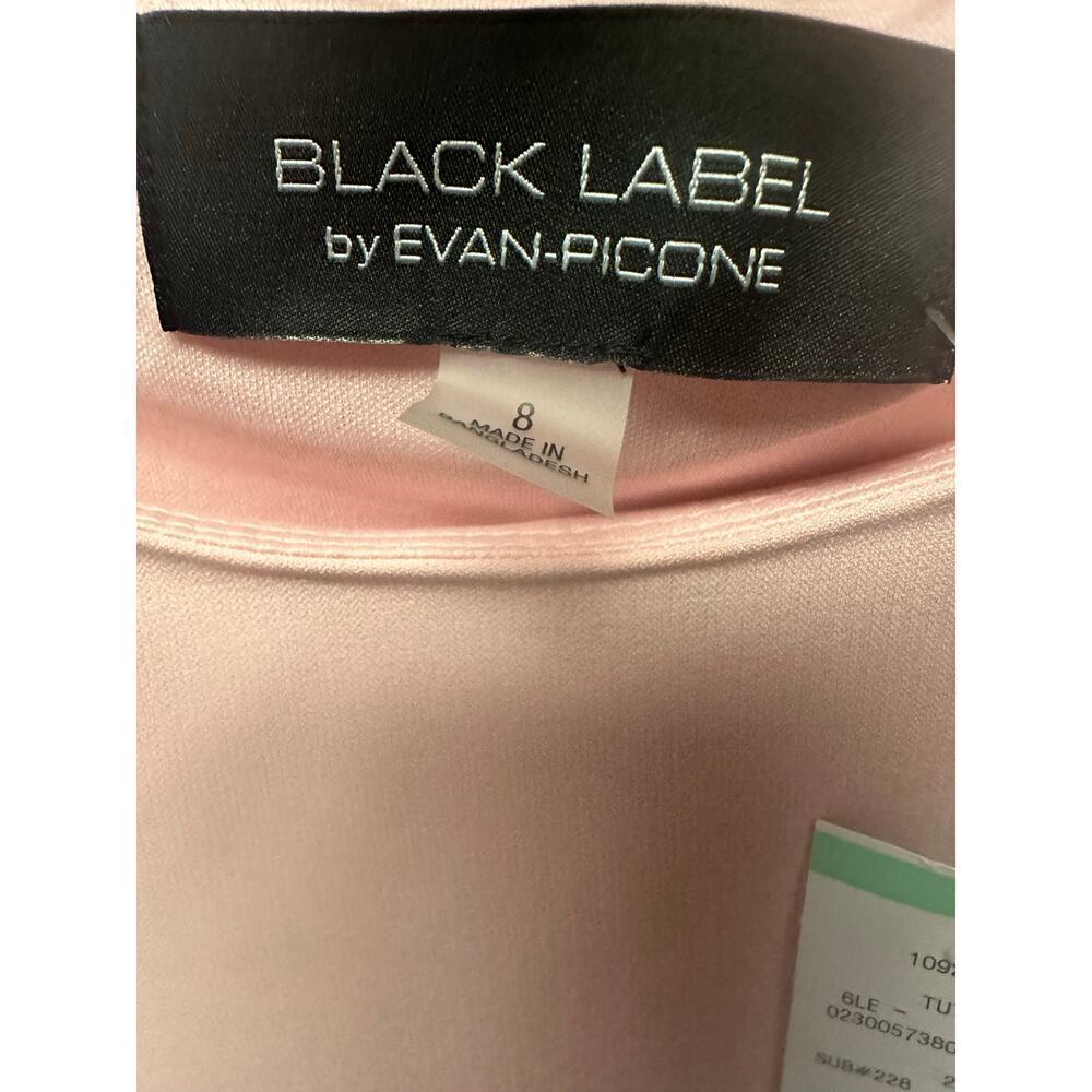 Black Label by Evan-Picone Womens Sleeveless Fit + Flare Dress Size 8 - Picture 3 of 4